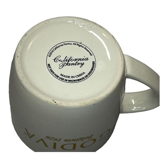 GODIVA Mug Belgium 1926 Ceramic Coffee Mug - Picture 5 of 6